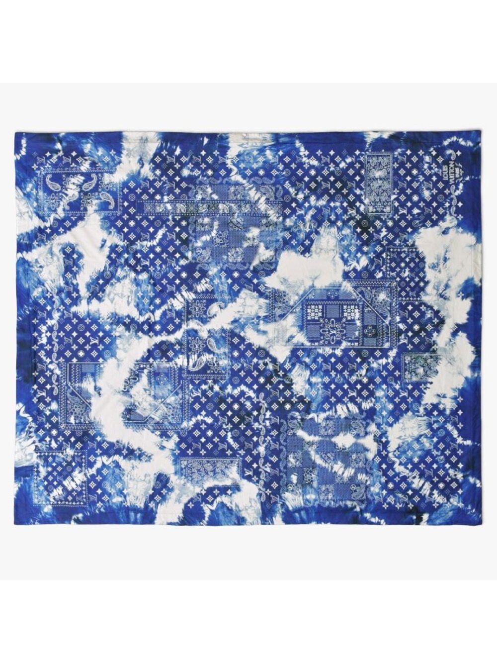 Louis Vuitton Huta Monogram Bandana Blanket Blue